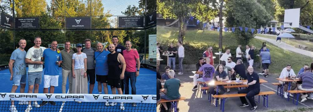 After Work bei Enayati mit Padel und Pizza After Work bei Enayati mit Padel und Pizza
