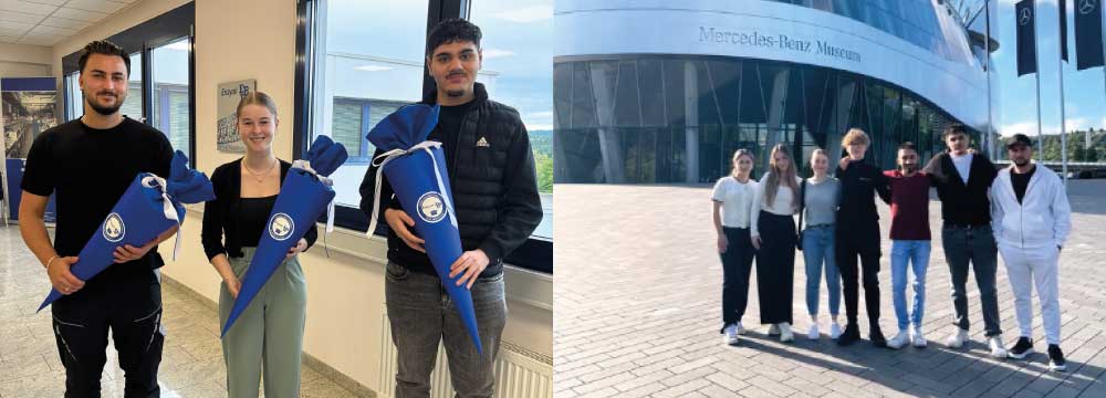 Ausbildungsstart für unsere Auszubildenden Lena, Emre und Hakan Unsere Auszubildenden Lena, Emre und Hakan