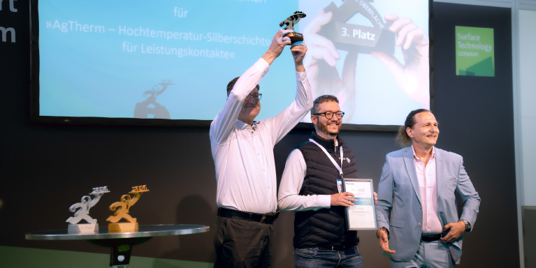 AgTherm® Ausgezeichnet mit dem Dritten Platz bei "DIE OBERFLÄCHE 2026" des Fraunhofer IPA AgTherm® Ausgezeichnet mit dem Dritten Platz bei "DIE OBERFLÄCHE 2026" des Fraunhofer IPA